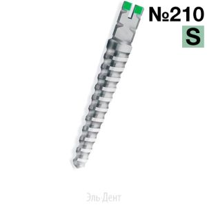 Штифты Unimetric №210/S (0,8 мм) зеленые 25 шт., Maillefer