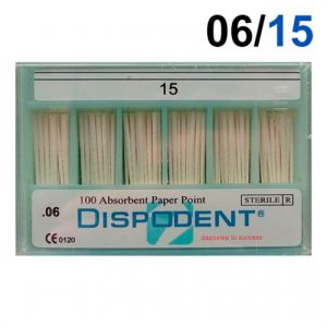 Абсорберы конусные 06 №15 (100шт), Dispodent