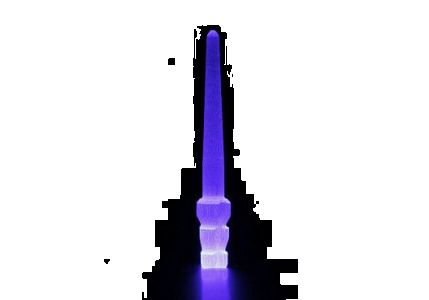 Штифты стекловолоконные, кварцевые Crystal Quartz Fiber Post "Cobra" конические, с широкой экстракорональной частью, 1,2-0,7-16мм. (10шт.) CBC70Q. STEA