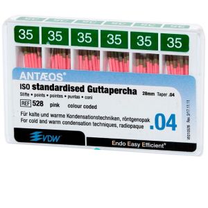 Штифты гуттаперчевые конусные 04 №35 (60шт),VDW