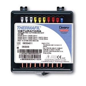 Обтураторы Thermafil №45-100 (25мм) 20 шт, эндодонтические гуттаперчевые, Maillefer