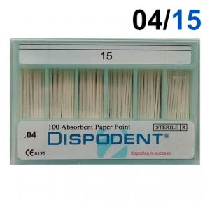 Абсорберы конусные 04 №15 (100шт), Dispodent