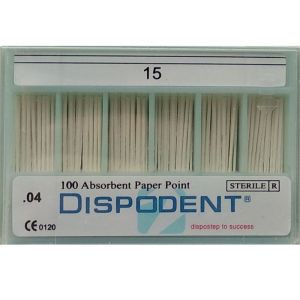 Абсорберы конусные 04 №15 (100шт), Dispodent