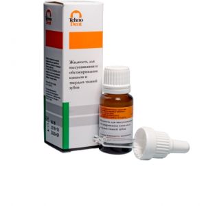 Жидкость для высушивания и обезжиривания твердых тканей зуба (30мл), ТехноДент