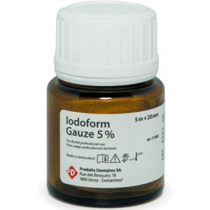 Iodoform gauze 5м х 20мм 5% (PD)