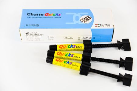 CharmQuicks (ЧамКвикс) жёлтый шприц 3ш.x3г., DentKist