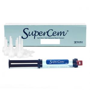 SuperCem Прозрачный (1 картридж 5мл, 10 смесительных наконечников, 10 канюль)/DentKist
