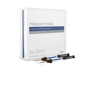 Maxcem Elite Value Kit-набор: Maxcem Elite шприц 2*5г. прозрачный; Temp-Bond NE шприц 11,7г; насадки, 34056, Kerr