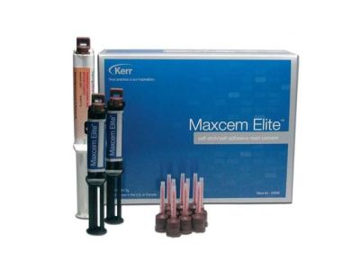 Maxcem Elite Value Kit-набор: Maxcem Elite шприц 2*5г. прозрачный; Temp-Bond NE шприц 11,7г; насадки, 34056, Kerr