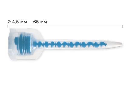Насадки смешивающие Mixing Tips Crown для структура (Hexa-Temp) 1:1 50шт. Spident