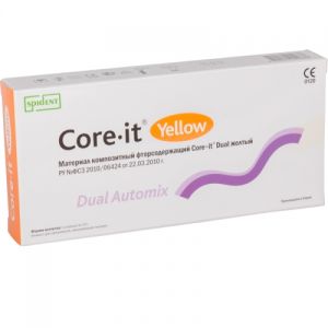 Core It Auto mix Желтый (2шпр.х10г)- композиционный материал двойного отверждения