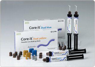 Core It Auto mix Желтый (2шпр.х10г)- композиционный материал двойного отверждения