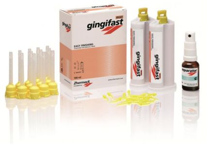 Gingifast Rigid (2*50ml) десневая маска А-силикон, 401520, Zhermack (БЕЗ СЕПАРАТОРА)