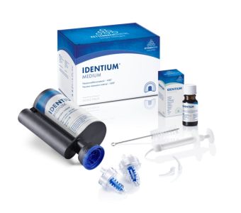 Identium Medium Intro pack /картридж 380мл, лак адгезивный Kettenbach Identium Adhesive 10мл/флакон, смесители динамические, шприц-аппликатор/14716/Kettenbach