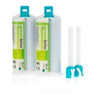 Greenbite colour материал для регистрации прикуса (2х50мл), Detax (Германия)