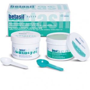 Betasil Putty А70-базовый слой. А-силиконовая слепочная масса, 300мл+300мл, Mueller-Omicron