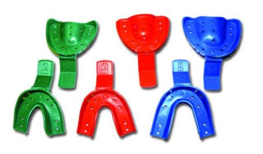 Ложка слепочная пластмассовая Н-2, 1шт. (красная), Россия