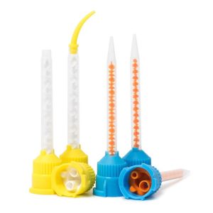 Насадки смешивающие для Силагума 1:1 "ДС Полир" 5 мм (желтый) 50 шт.