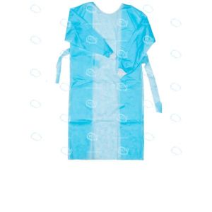Халат нестерильный, хирургический Лайт тип-2 р.56-58, спанбонд пл.42 г/м2, рукав на манжете (5шт.) НОВИСЕТ