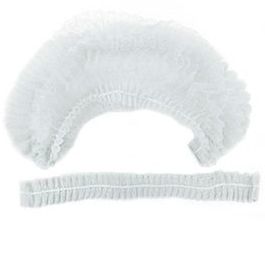 Шапочки Шарлотта на резинке БЕЛЫЕ 125шт.