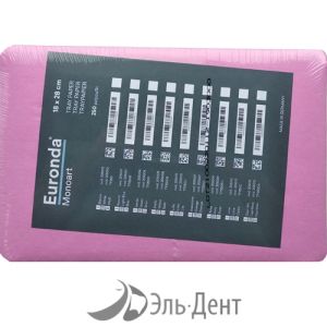 Салфетки автоклавируемые для подносов РОЗОВЫЕ 18х28 см (250 шт), EURONDA