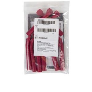 Наконечники для пылесосов многоразовые, бордовые ЕМ19 L-11,4см, d16мм, 10шт. (Евронда)