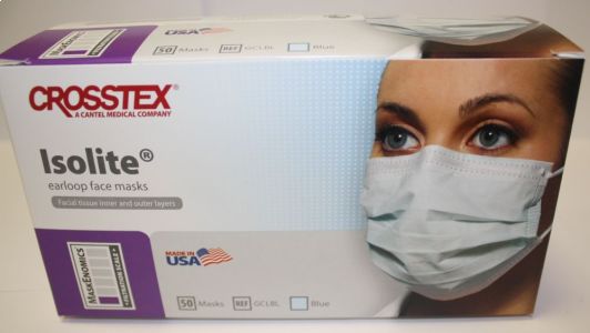 Маски 50 шт. Isolite CROSSTEX, РОЗОВЫЕ