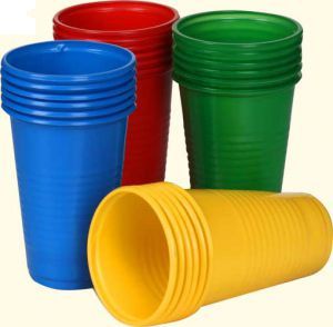 Стаканы одноразовые, синие 200 шт