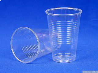 Стаканы одноразовые, прозрачные 200 шт