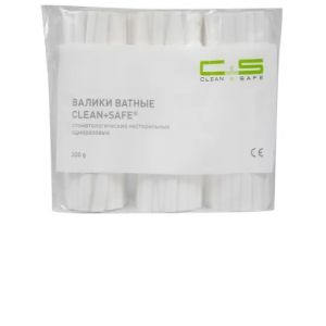 Валики ватные нестерильные одноразовые №1 (детские) - 840шт, Clean+Safe