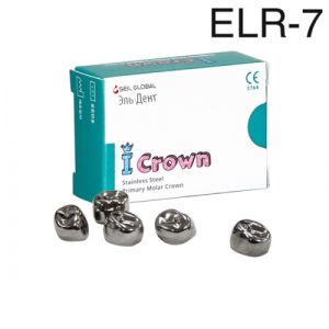 Коронки I CROWN Refill ELR-7 из нержавеющей стали детские (5 шт) Seil Global