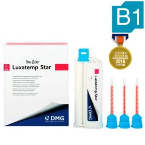 Luxatemp Star Automix B1 (1 картридж 50мл (76г)+15 насадок), самополимеризующийся композит 110910, DMG