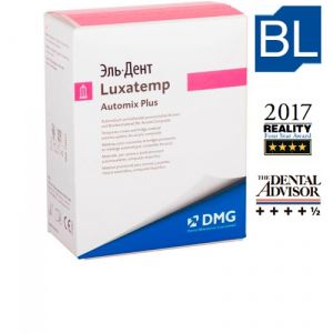 Luxatemp Automix Plus BL (отбел.), (1 картридж 50мл (76г)г + 15 насадок) самополимеризующийся композит 110368, DMG