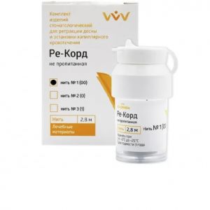 Нить ретракционная Ре-Корд №1/00/БЕЗ ПРОПИТКИ (2,8м)/ВладМиВа