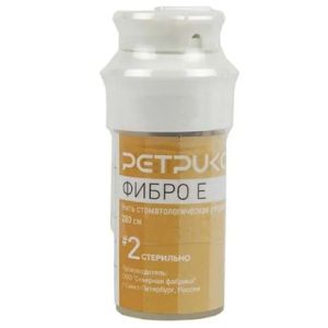 Нить ретракционная вязаная РЕТРИКС Фибро ЭПИ №2 (эпинефрин), 280см
