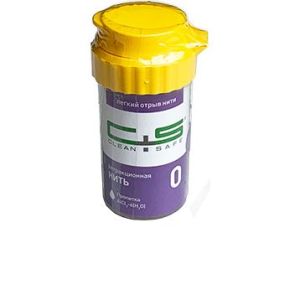 Нить ретракционная №0 CLEAN+SAFE с пропиткой AL, вязаная, хлопок
