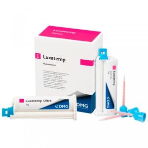 Luxatemp Fluorescence A3 (1 картридж 50мл (76г)+15 насадок) самополимеризующийся композит 110710, DMG