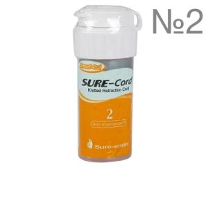 Нить ретракционная из микрофибры Sure Cord №2, 254 см.