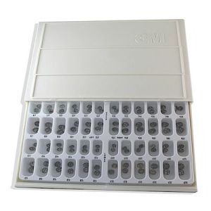 Коронки ROWNS KIT ND-48 из нержавеющей стали для временных (молочных) зубов. Набор 48шт., 3М