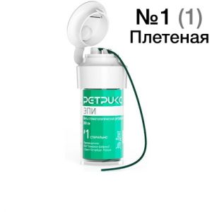 Нить ретракционная плетеная РЕТРИКС Эпи (эпинефрин) 1 (1), 280см, Россия