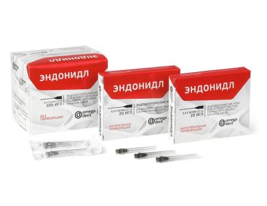 Эндонидл-иглы эндодонтические без перфорации 0,3х38мм (Омега-Дент) 20 шт.