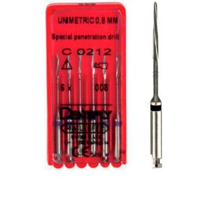 Penetration drill №310 (6 шт.), 1 полоса, зеленый, Maillefer