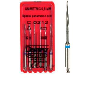 Penetration drill №110 (6 шт.), 1 полоса, синий, Maillefer