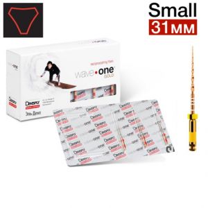 WaveOne Gold Small 31мм (6 шт.) - реципрокный инструмент эндодонтический в блистерах