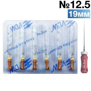 C-Pilot Files (CC+) №12.5 L19мм (6шт), (Ц-Пилот Файлы), VDW