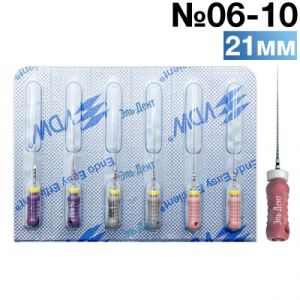 C-Pilot Files (CC+) №06-10 L21мм (6шт), (Ц-Пилот Файлы), VDW