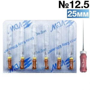 C-Pilot Files (CC+) №12,5 L25мм (6шт), (Ц-Пилот Файлы), VDW