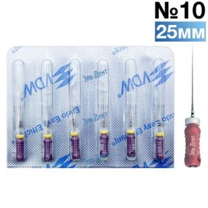 C-Pilot Files (CC+) №10 L25мм (6шт), (Ц-Пилот Файлы), VDW