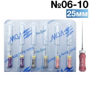 C-Pilot Files (CC+) №06-10 L25мм (6шт), (Ц-Пилот Файлы), VDW