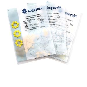 Ромашка 100шт.-счетчик использования инструментов (цвет желтый, синий или красный), Kagayaki